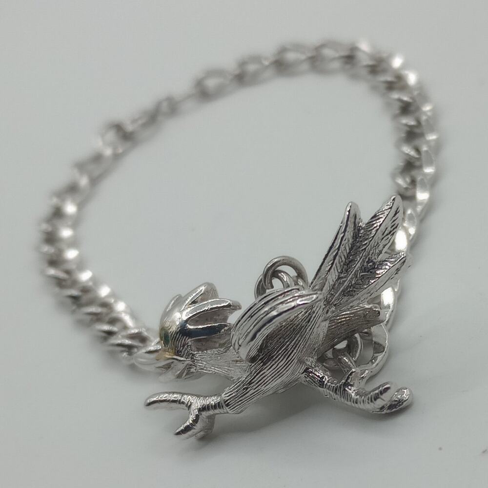 Vintage Charm Bracelet & Roadrunner Charm